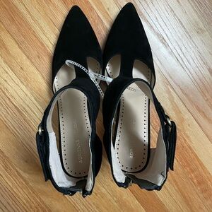 New Adrienne vittadini suede heels